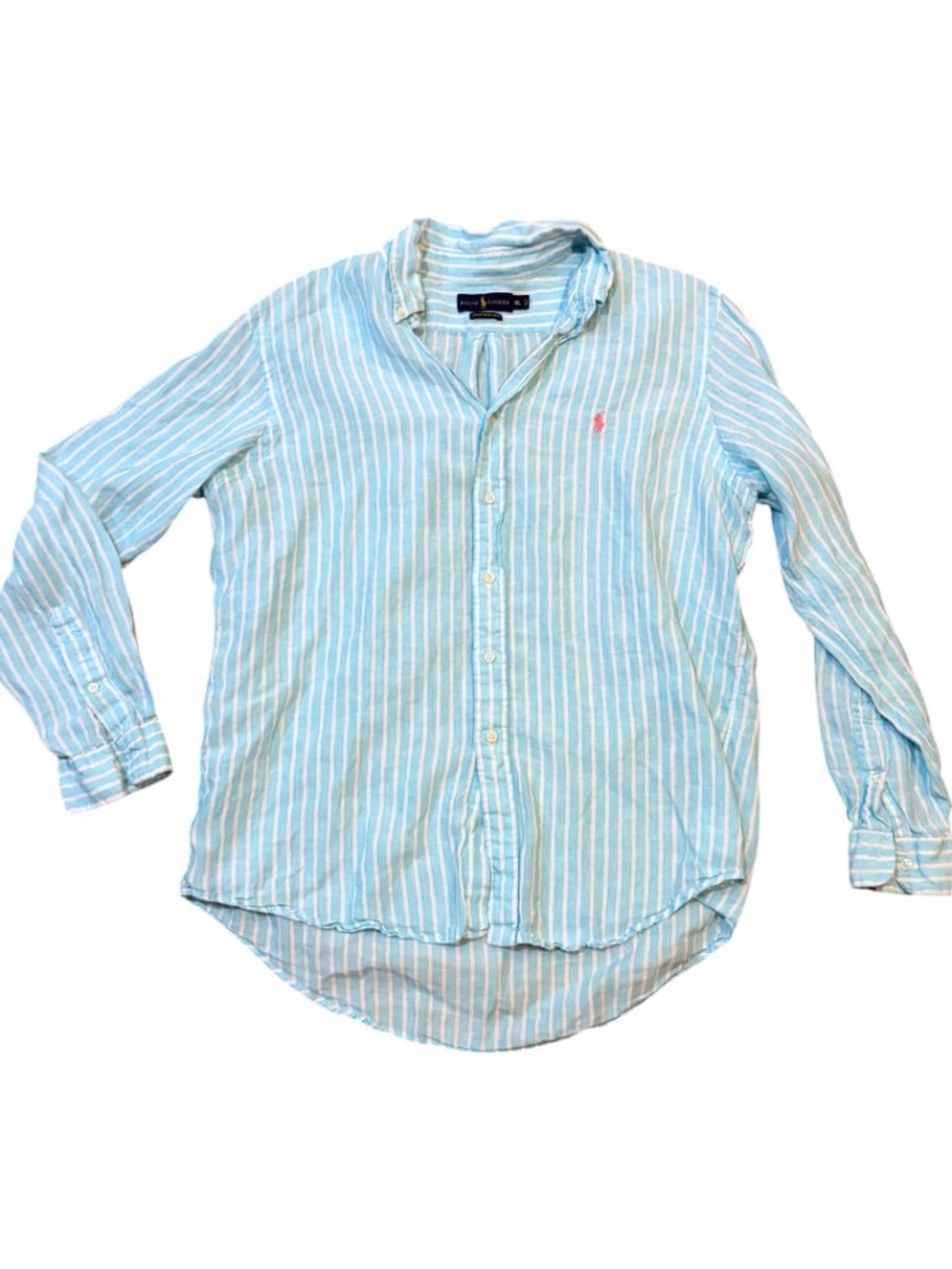 Ralph Lauren Ocean Wash Linen Button Down